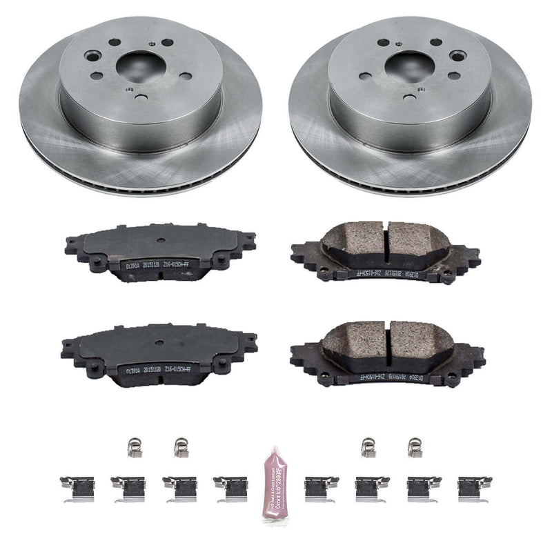 Power Stop KOE6928 Autospecialty - 1-Click Daily Driver Brake Kits (Rear) for 2014-2015 Lexus IS250 product image