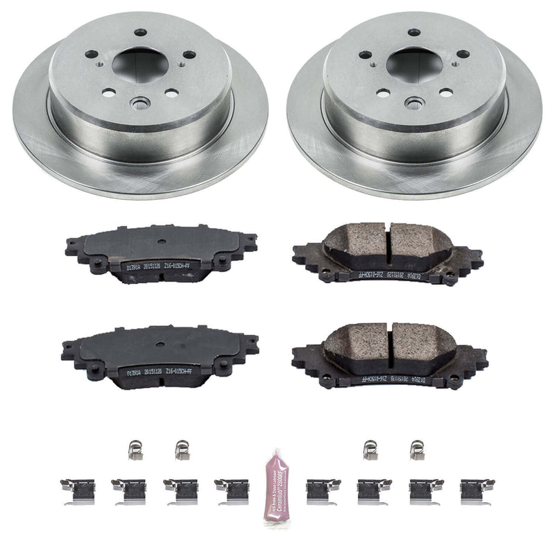 Power Stop KOE6930 Autospecialty - 1-Click Daily Driver Brake Kits (Rear) for 2014-2015 Lexus IS250 product image
