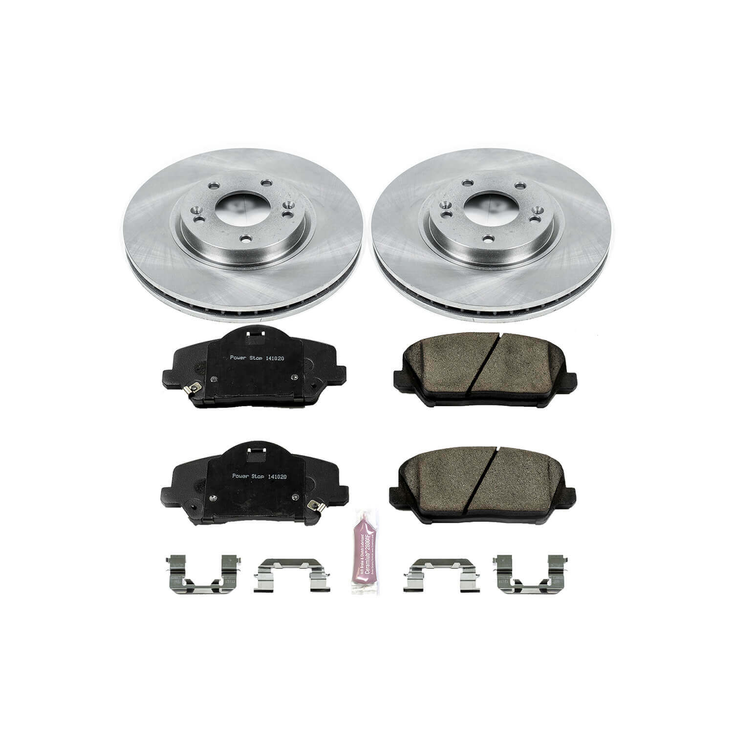 Power Stop KOE6935 Autospecialty - 1-Click Daily Driver Brake Kits (Front) for 2014-2016 Kia Forte Koup product image