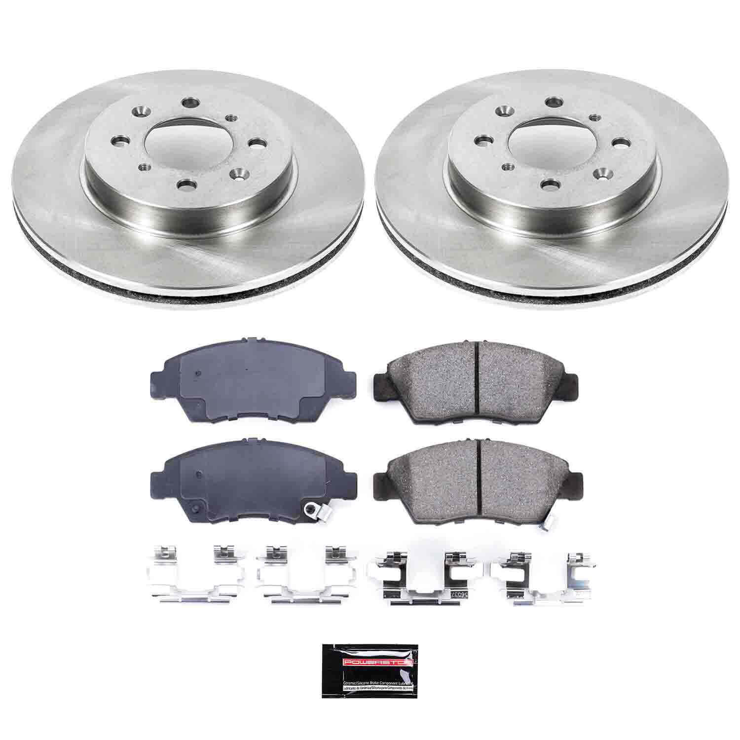 Power Stop KOE694 Autospecialty - 1-Click Daily Driver Brake Kits (Front) for 1993-2008 Honda Civic product image
