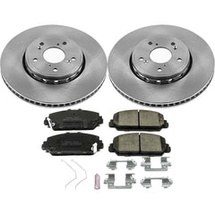 Power Stop KOE6940 Autospecialty 1-Click Daily Driver Plain Rotor Front Brake Kit for 2013-2018 Acura Ilx product image