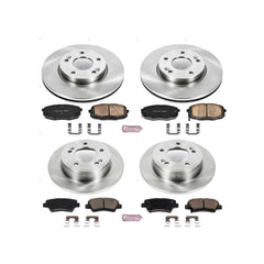 Power Stop KOE6945 Autospecialty - 1-Click Daily Driver Brake Kits (Front And Rear) for 2014-2016 Kia Soul product image