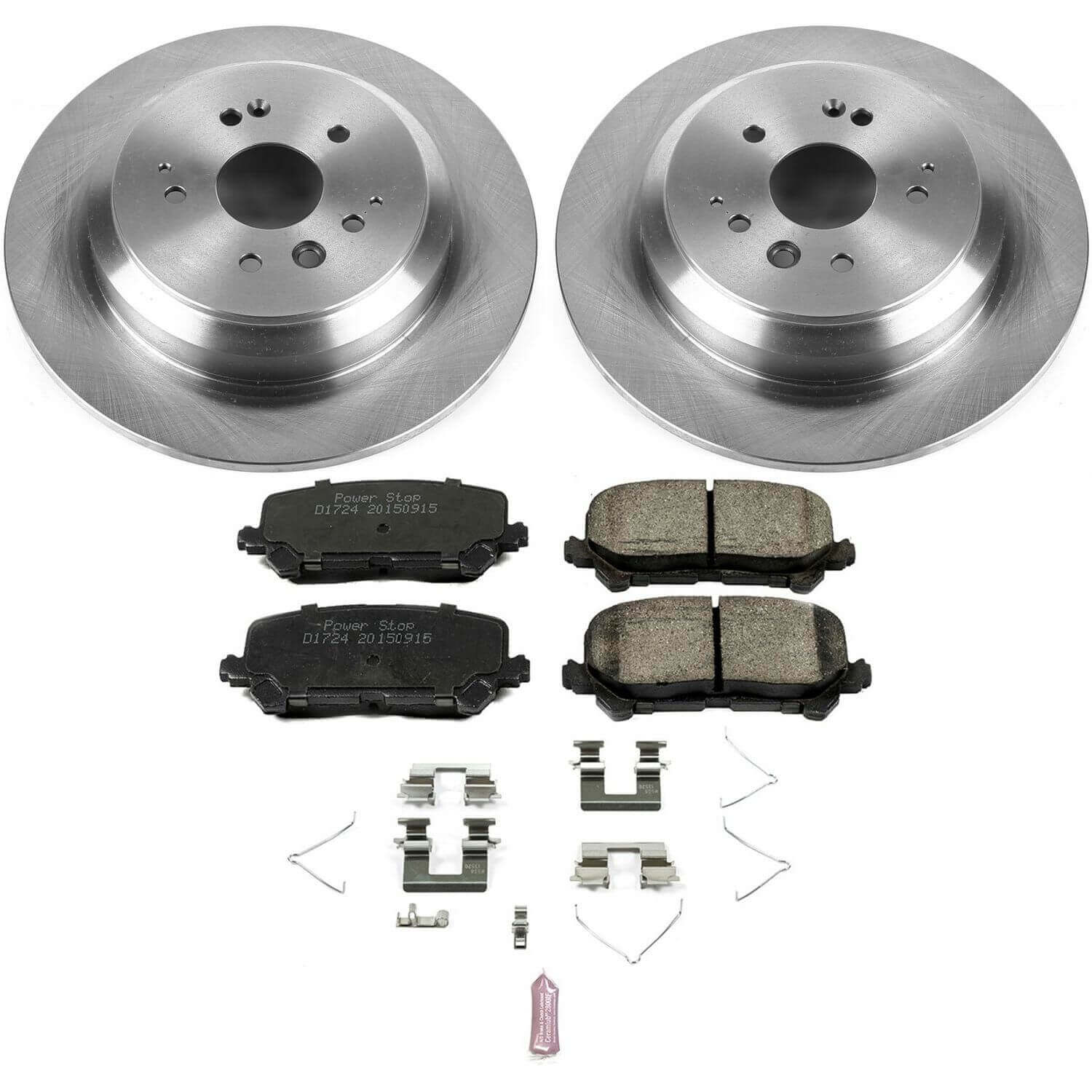 Power Stop KOE6953 Autospecialty 1-Click Daily Driver Rear Brake Kit for 2014-2016 Acura MDX product image