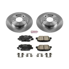 Power Stop KOE6962 Autospecialty 1-Click Daily Driver Plain Rotor Rear Brake Kit for 2014-2016 Mazda 3 product image