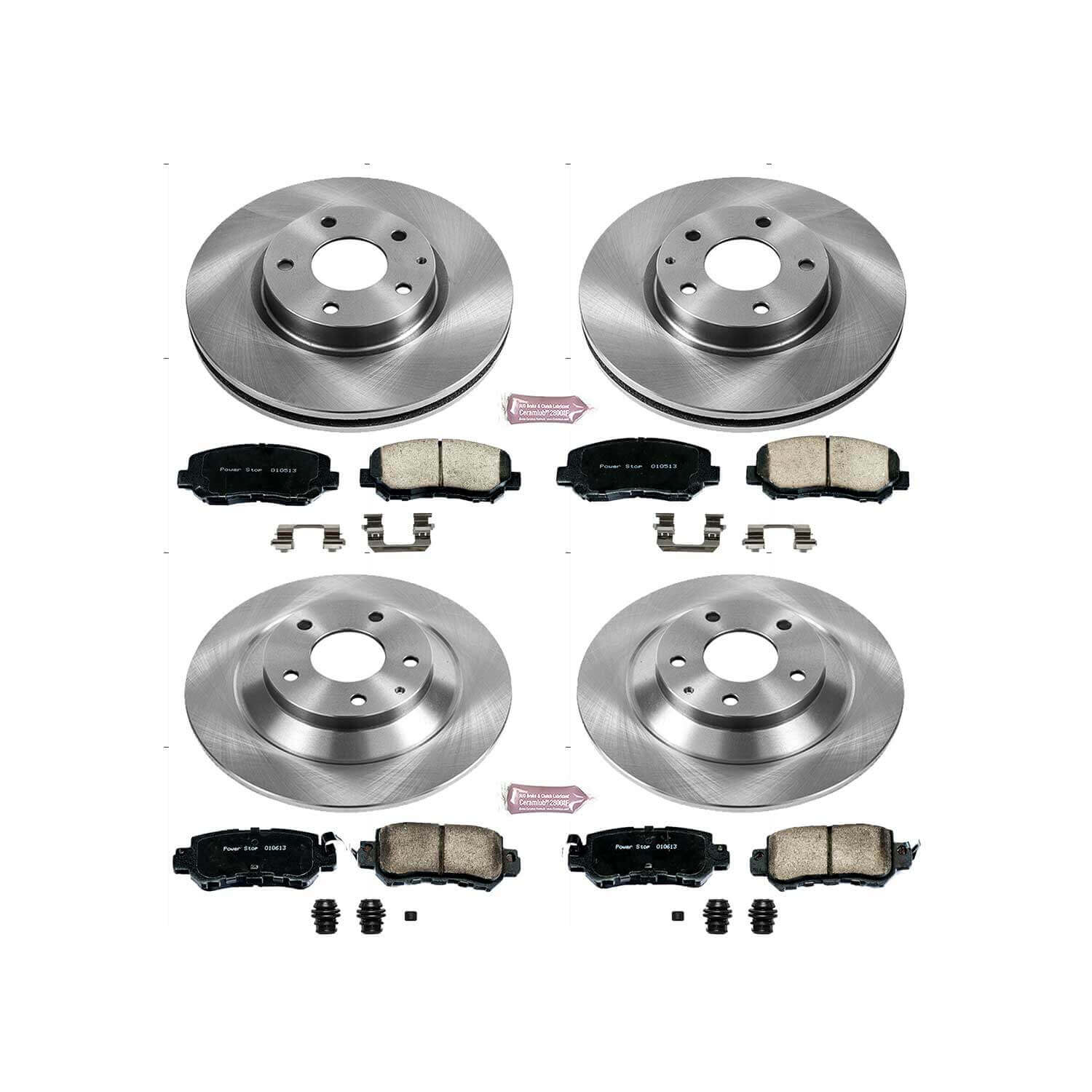Power Stop KOE6965 Autospecialty 1-Click Daily Driver Front And Rear Brake Kit for 2013-2015 Mazda CX-5 product image