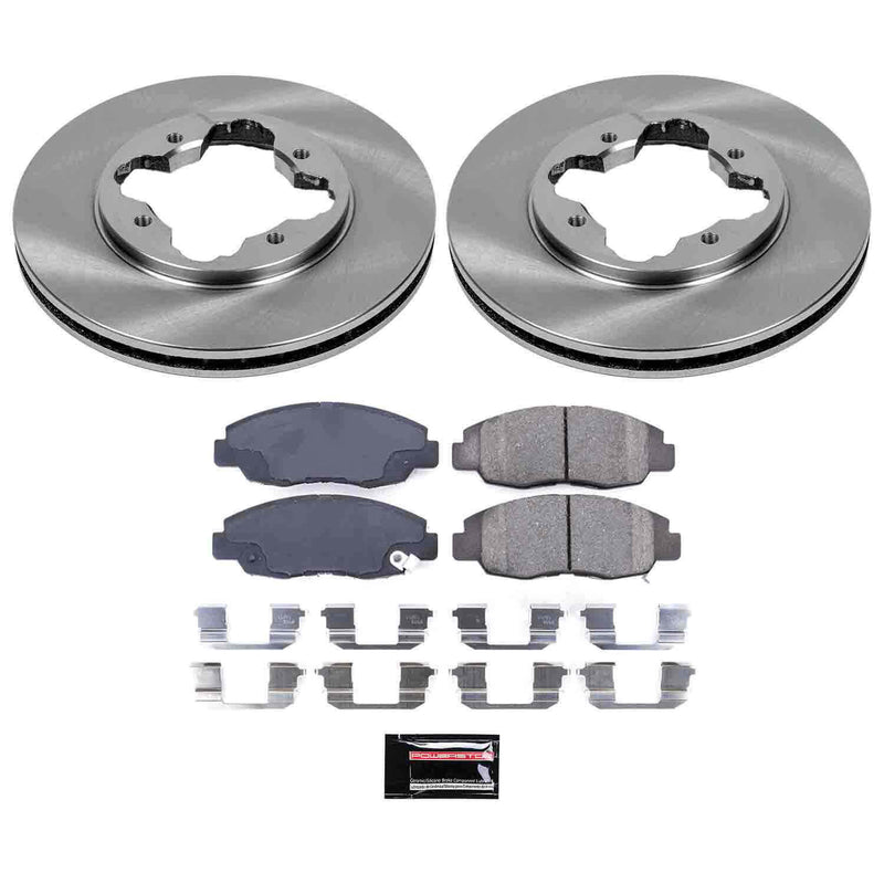 Power Stop KOE697 Autospecialty - 1-Click Daily Driver Brake Kits (Front) for 1990-1997 Acura Cl product image