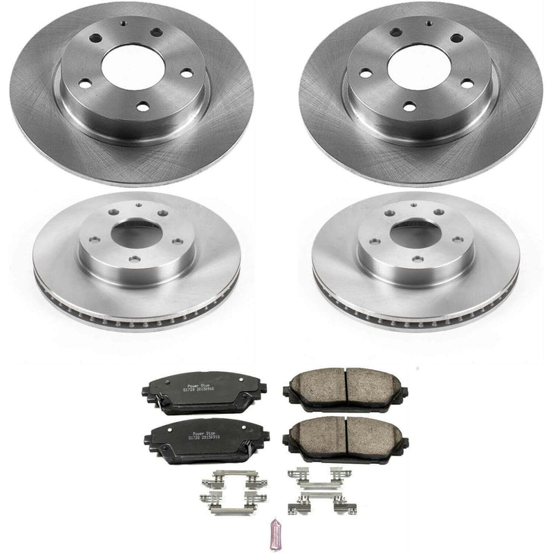 Power Stop KOE6972 Autospecialty 1-Click Daily Driver Front And Rear Brake Kit for 2014-2016 Mazda 3 product image
