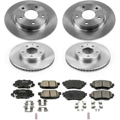 Power Stop KOE6973 Autospecialty 1-Click Daily Driver Front And Rear Brake Kit for 2014-2016 Mazda 3 product image