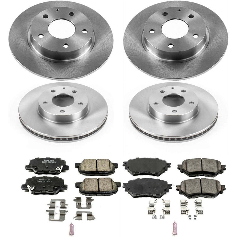 Power Stop KOE6973 Autospecialty 1-Click Daily Driver Front And Rear Brake Kit for 2014-2016 Mazda 3 product image