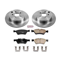 Power Stop KOE6978 Autospecialty 1-Click Daily Driver Plain Rotor Rear Brake Kit for 2014-2018 Subaru Forester product image