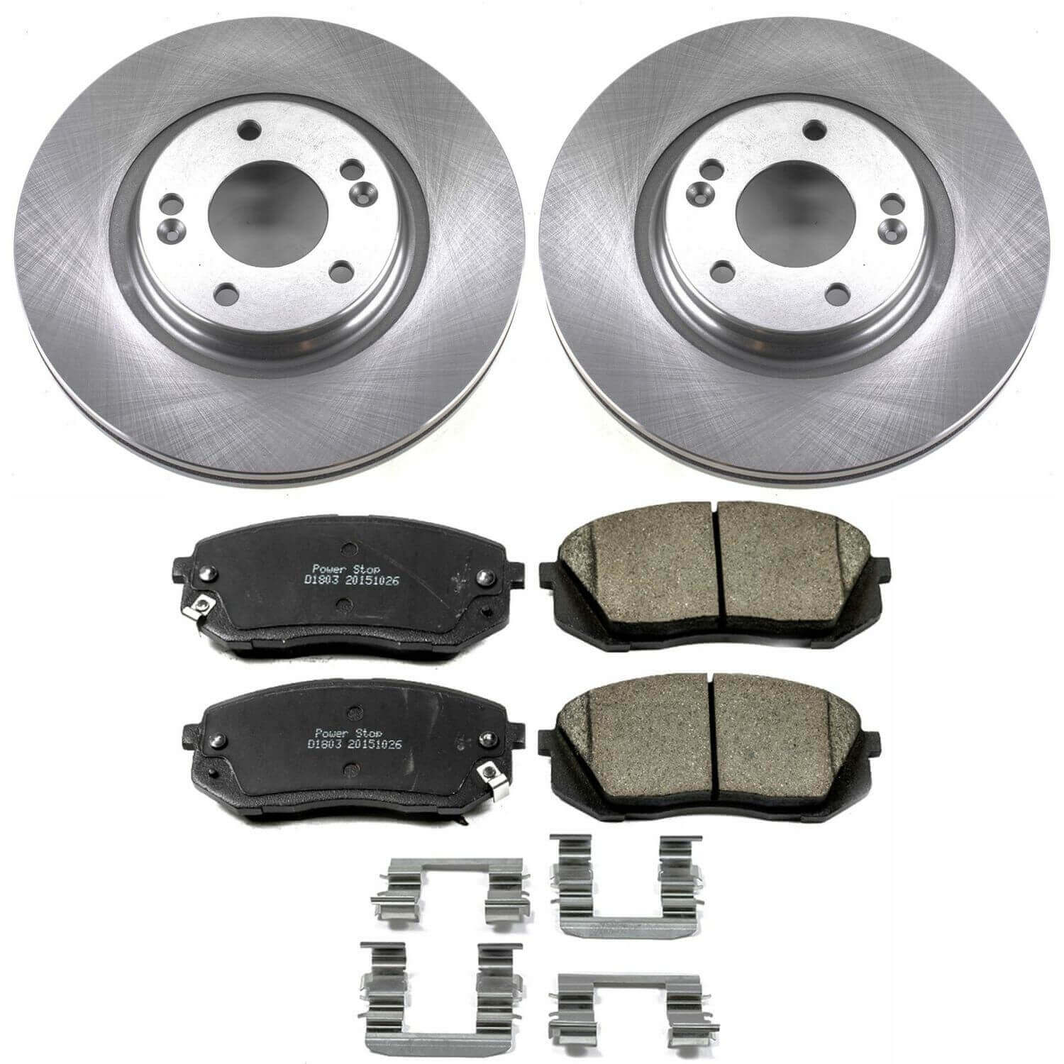 Power Stop KOE6982 Autospecialty 1-Click Daily Driver Front Brake Kit for 2015 Hyundai Sonata product image