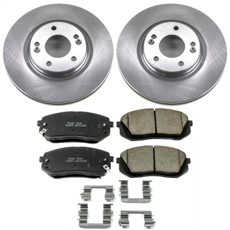 Power Stop KOE6982 Autospecialty 1-Click Daily Driver Front Brake Kit for 2015 Hyundai Sonata product image
