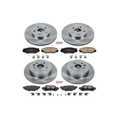 Power Stop KOE6987 Autospecialty - 1-Click Daily Driver Brake Kits (Front And Rear) for 2014-2015 Lexus IS250 product image