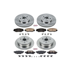 Power Stop KOE6988 Autospecialty - 1-Click Daily Driver Brake Kits (Front And Rear) for 2014-2015 Lexus IS250 product image