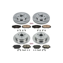 Power Stop KOE6989 Autospecialty - 1-Click Daily Driver Brake Kits (Front And Rear) for 2014-2015 Lexus IS250 product image
