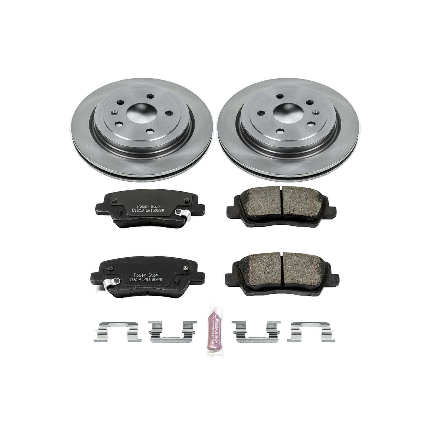 Power Stop KOE6991 Autospecialty - 1-Click Daily Driver Brake Kits (Rear) for 2014-2019 Cadillac Cts product image