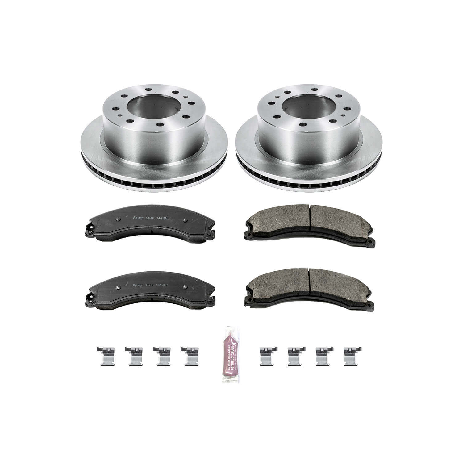 Power Stop KOE6993 Autospecialty - 1-Click Daily Driver Brake Kits (Rear) for 2015-2019 Chevrolet Silverado 2500 HD product image