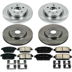 Power Stop KOE6995 Autospecialty 1-Click Daily Driver Front And Rear Brake Kit for 2015-2017 Chevrolet Trax product image