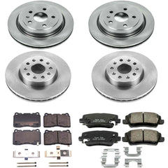 Power Stop KOE7000 Autospecialty 1-Click Daily Driver Front And Rear Brake Kit for 2014-2018 Cadillac Cts product image
