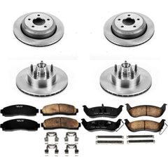 Power Stop KOE7003 Autospecialty - 1-Click Daily Driver Brake Kits (Front And Rear) for 2010-2011 Ford Ranger product image