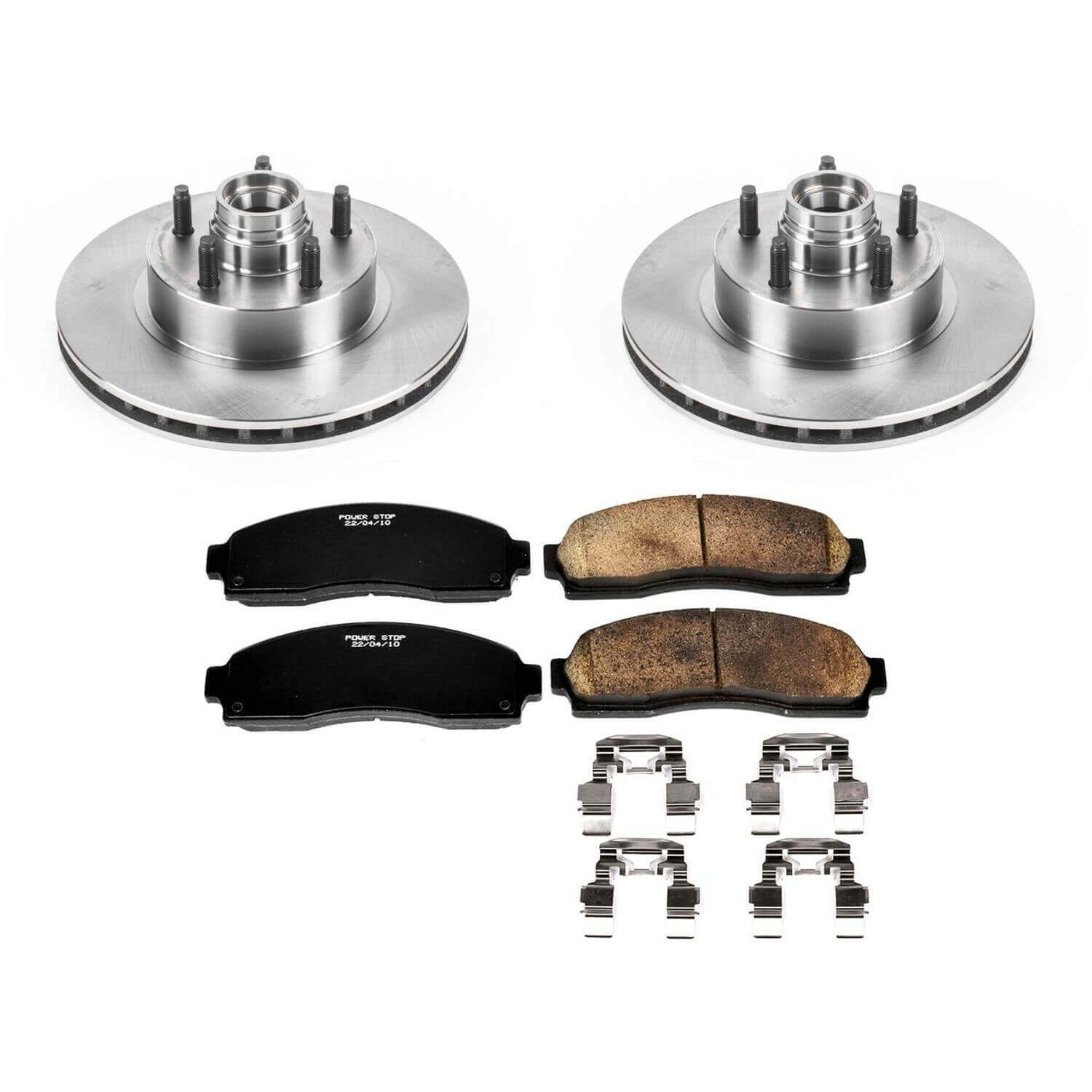 Power Stop KOE7004 Autospecialty - 1-Click Daily Driver Brake Kits (Front) for 2010-2011 Ford Ranger product image