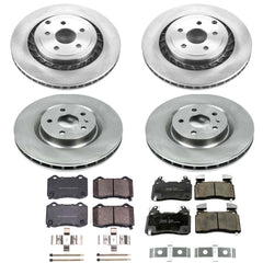 Power Stop KOE7006 Autospecialty - 1-Click Daily Driver Brake Kits (Front And Rear) for 2015-2017 Chevrolet SS product image