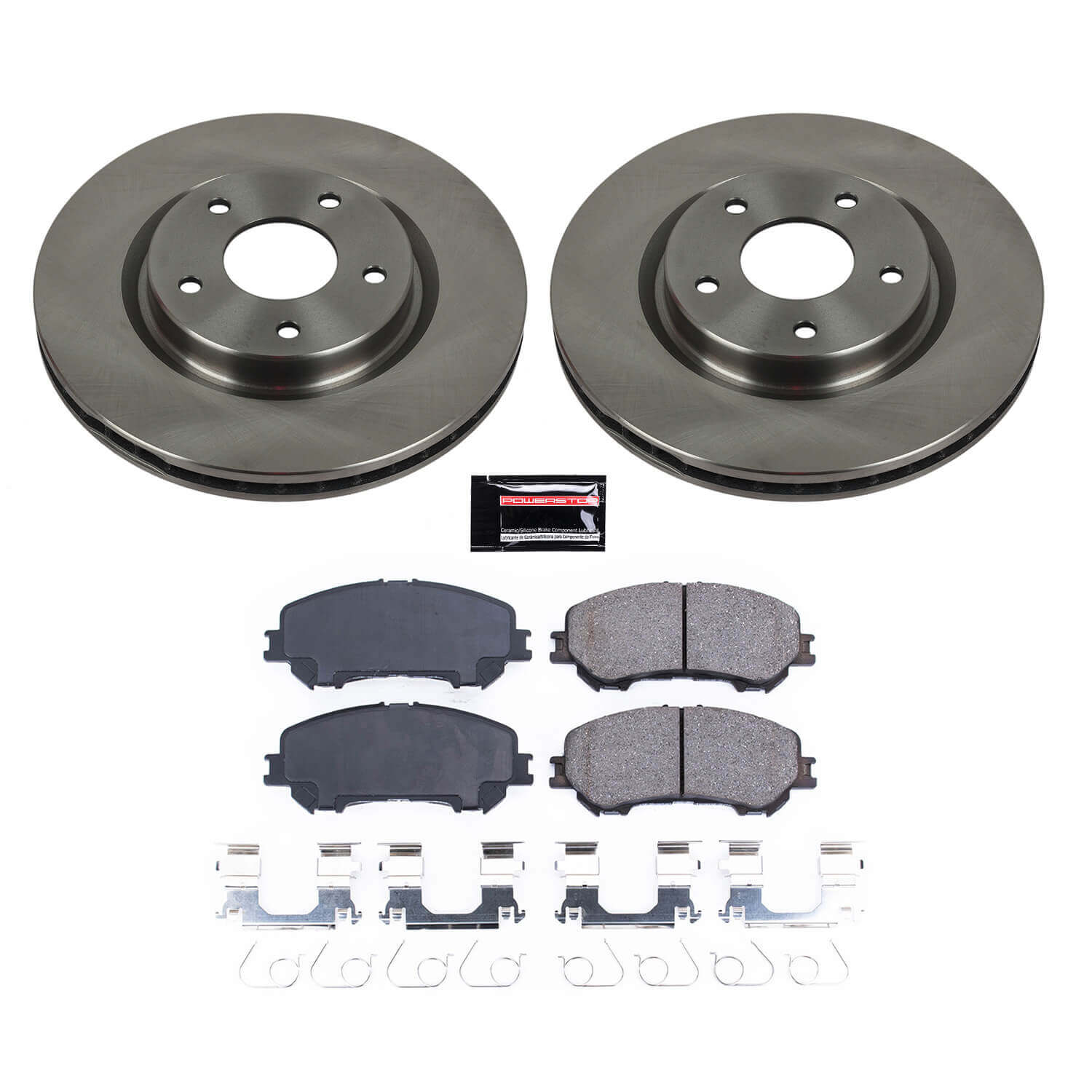 Power Stop KOE7036 Autospecialty 1-Click Daily Driver Front Brake Kit for 2014-2022 Nissan Rogue product image