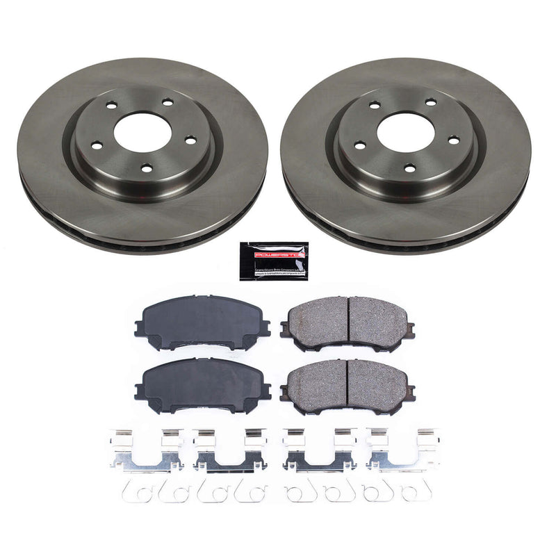 Power Stop KOE7036 Autospecialty 1-Click Daily Driver Front Brake Kit for 2014-2022 Nissan Rogue product image