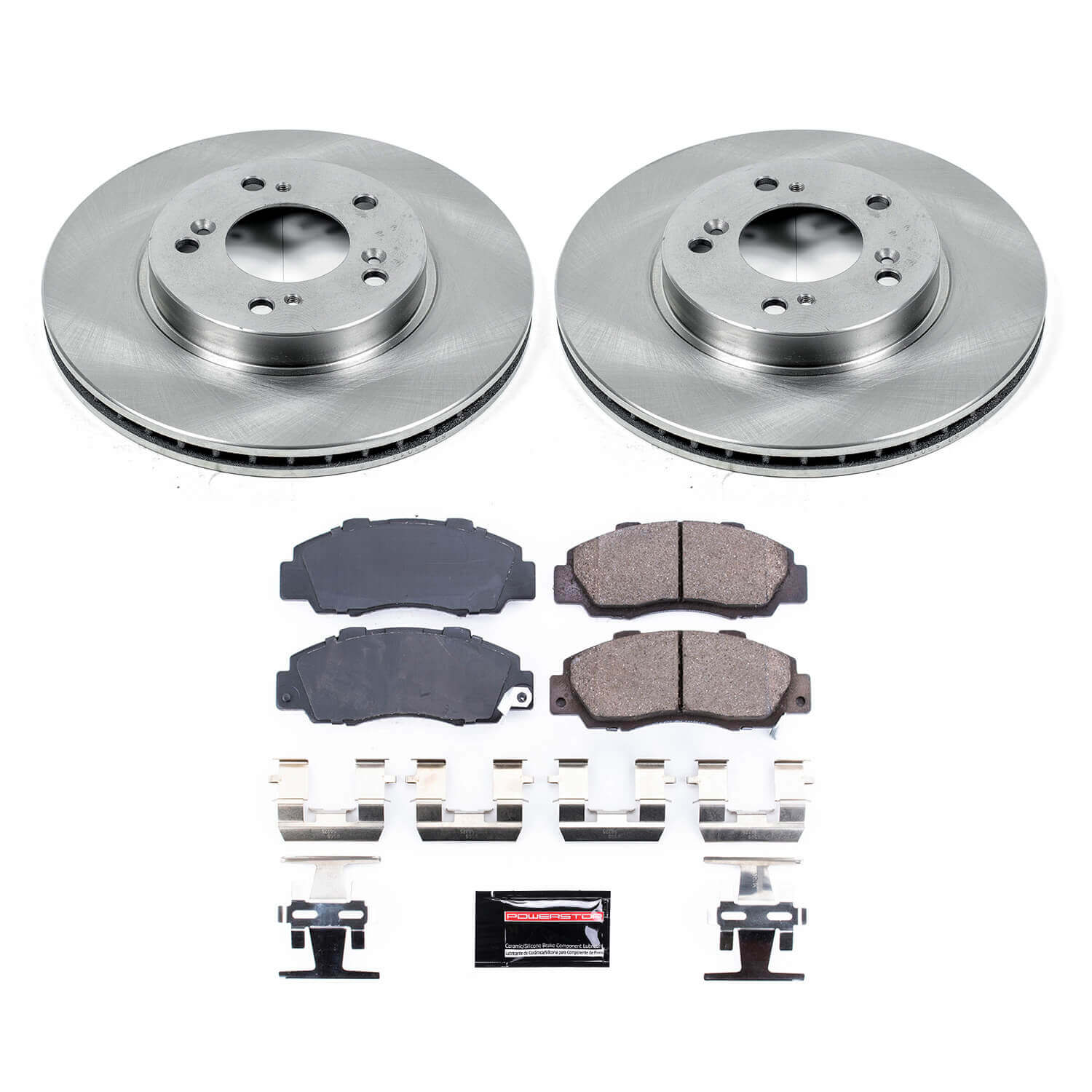Power Stop KOE704 Autospecialty - 1-Click Daily Driver Brake Kits (Front) for 1991-2001 Acura Integra product image