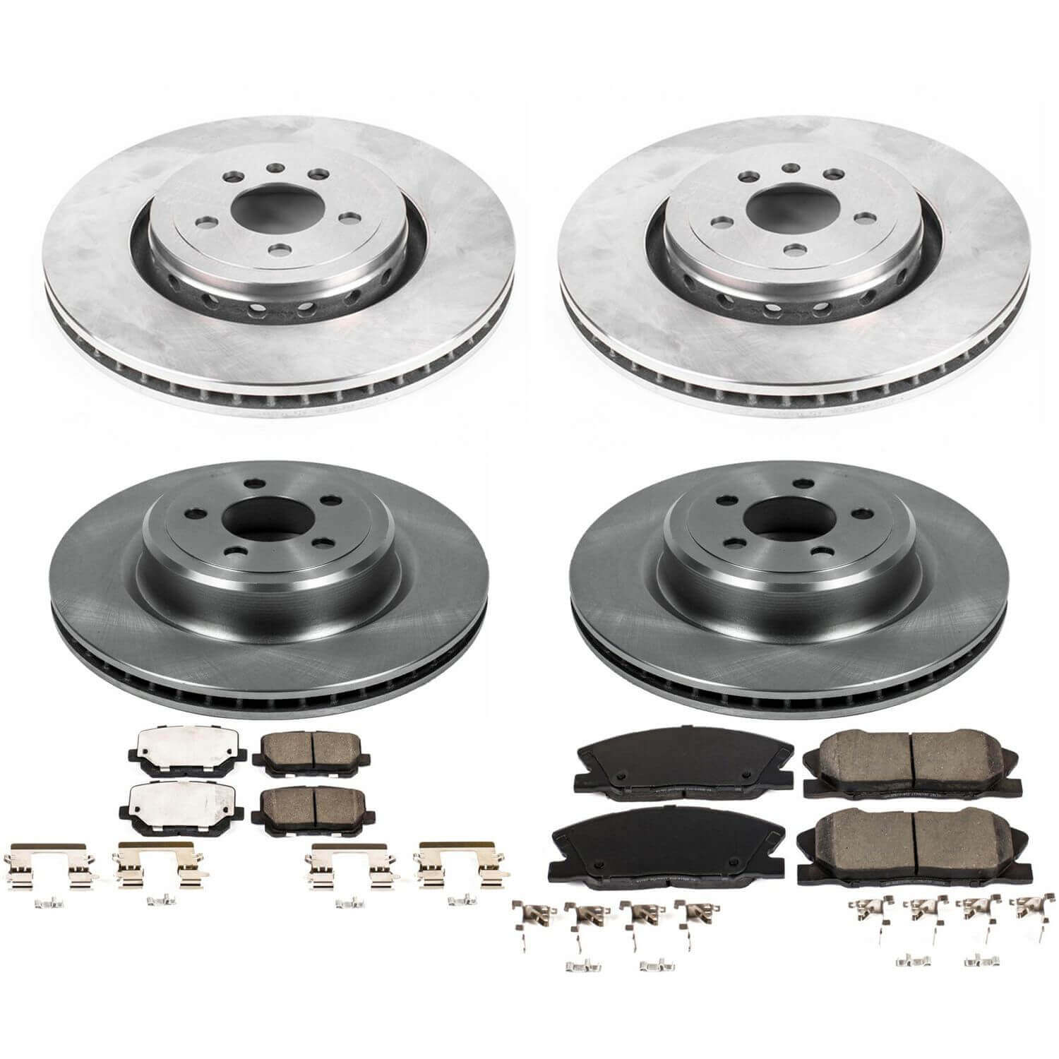 Power Stop KOE7051 Autospecialty - 1-Click Daily Driver Brake Kits (Front And Rear) for 2014-2023 Dodge Charger product image