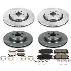 Power Stop KOE7051 Autospecialty - 1-Click Daily Driver Brake Kits (Front And Rear) for 2014-2023 Dodge Charger product image