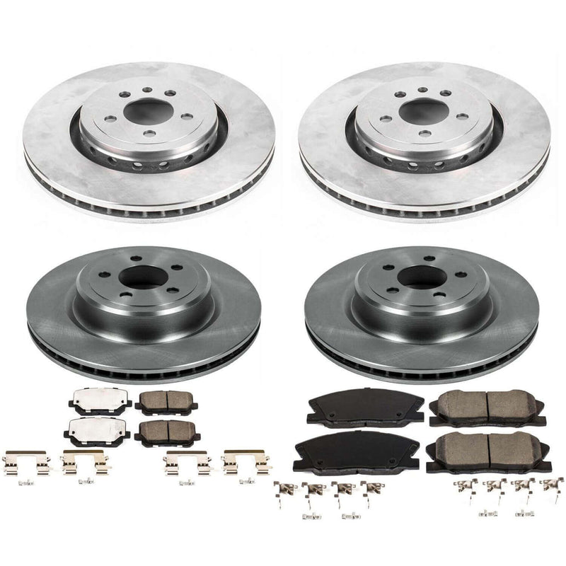 Power Stop KOE7051 Autospecialty - 1-Click Daily Driver Brake Kits (Front And Rear) for 2014-2023 Dodge Charger product image