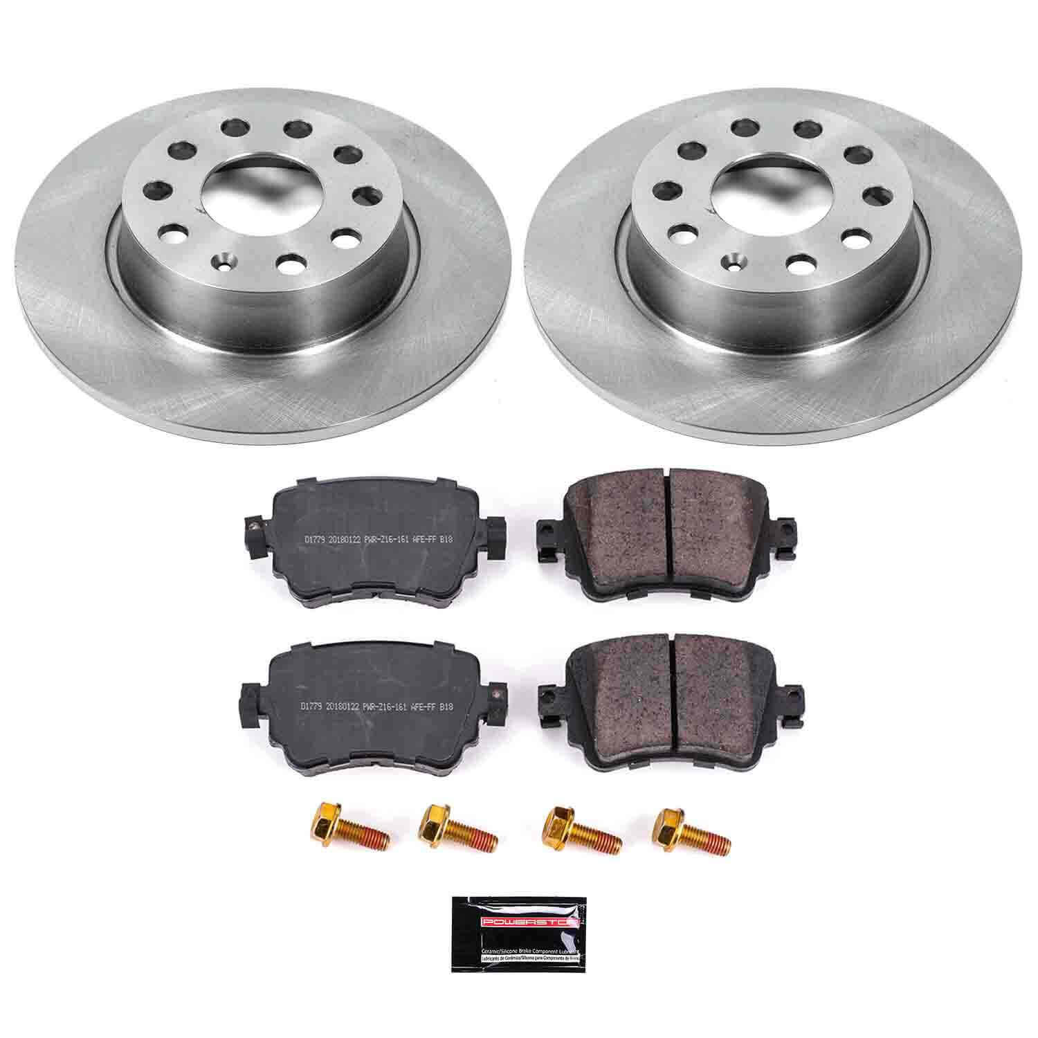 Power Stop KOE7053 Autospecialty - 1-Click Daily Driver Brake Kits (Rear) for 2015-2022 Volkswagen Golf product image