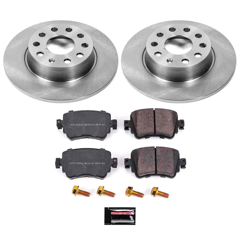 Power Stop KOE7053 Autospecialty - 1-Click Daily Driver Brake Kits (Rear) for 2015-2022 Volkswagen Golf product image