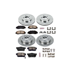 Power Stop KOE706 Autospecialty - 1-Click Daily Driver Brake Kits (Front And Rear) for 1997-2001 Honda Prelude product image