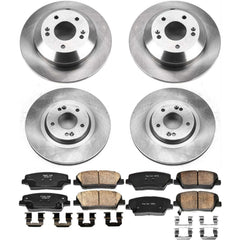 Power Stop KOE7063 Autospecialty 1-Click Daily Driver Front And Rear Brake Kit for 2016-2020 Kia Sorento product image