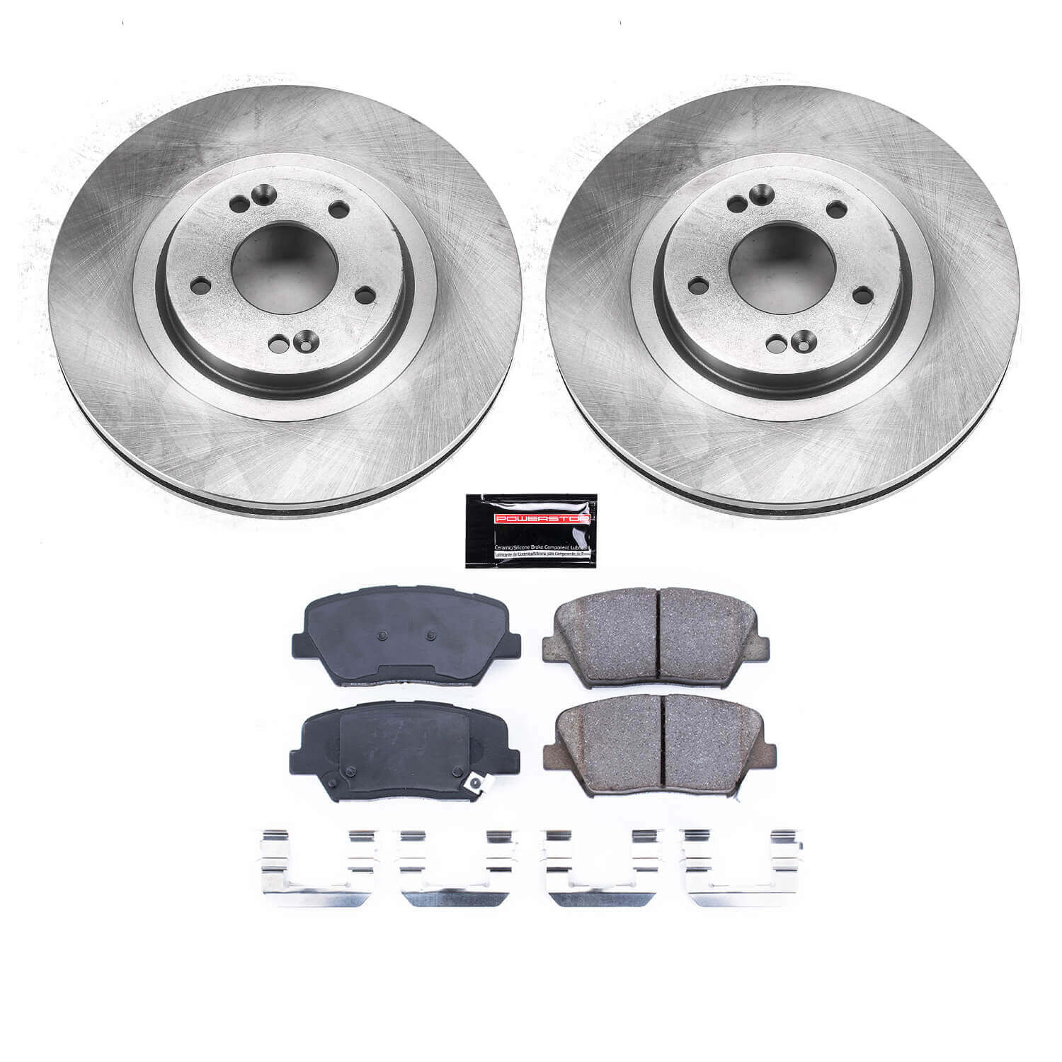 Power Stop KOE7064 Autospecialty 1-Click Daily Driver Front Brake Kit for 2013-2020 Hyundai Santa Fe Sport product image
