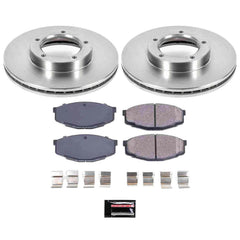 Power Stop KOE7065 Autospecialty - 1-Click Daily Driver Brake Kits (Front) for 1989-1995 Toyota Pickup product image