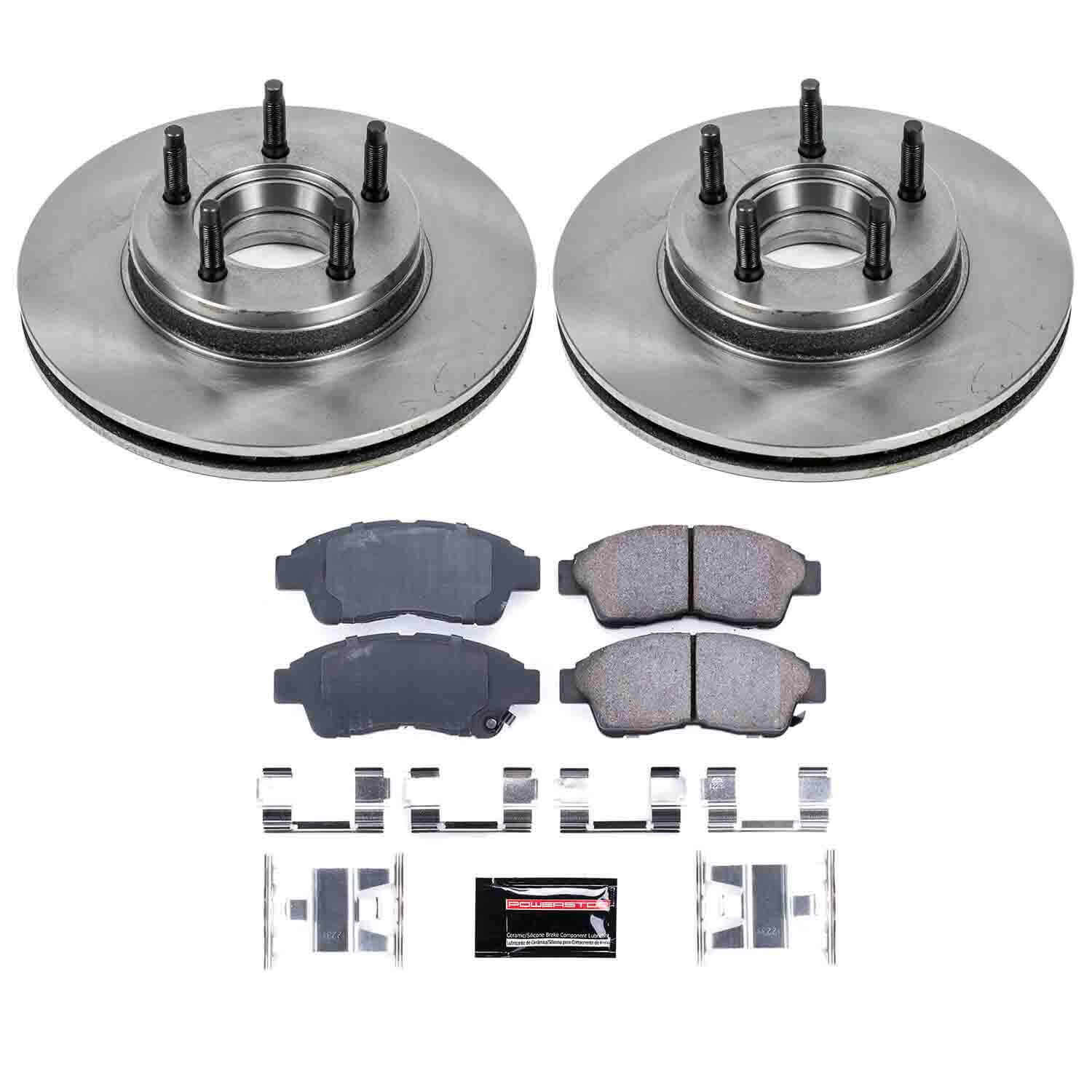 Power Stop KOE7070 Autospecialty - 1-Click Daily Driver Brake Kits (Front) for 1995-1997 Ford Ranger product image