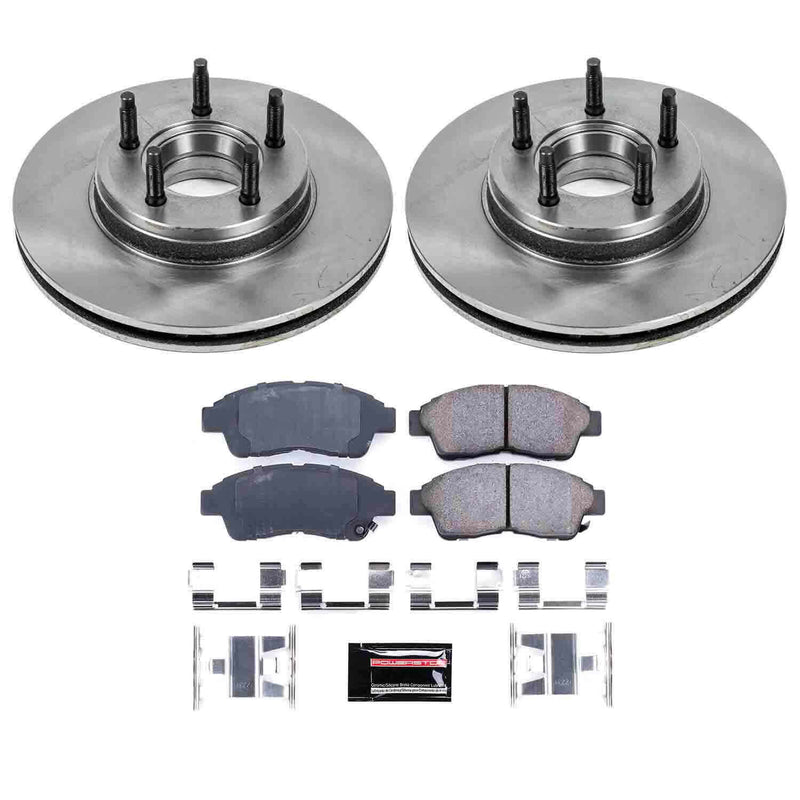 Power Stop KOE7070 Autospecialty - 1-Click Daily Driver Brake Kits (Front) for 1995-1997 Ford Ranger product image
