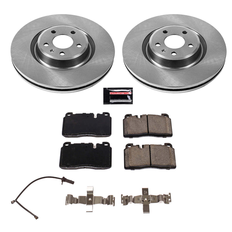 Power Stop KOE7073 Autospecialty 1-Click Daily Driver Front Pad And Rotor Kit for 2013 Audi Q5 product image