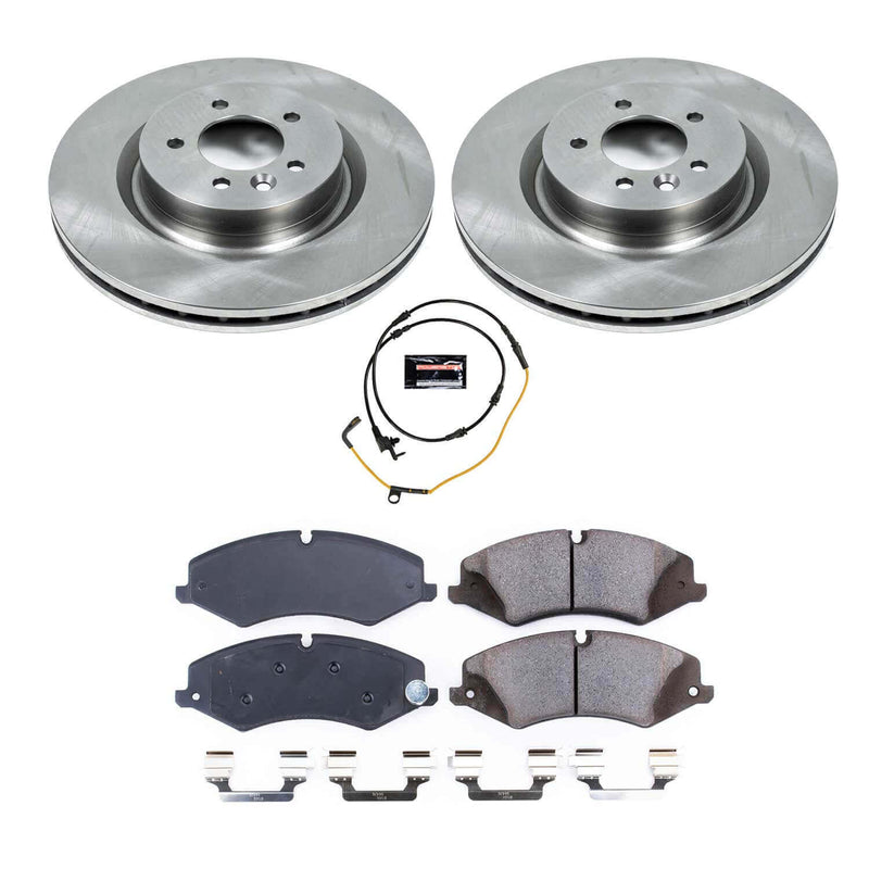 Power Stop KOE7079 Autospecialty 1-Click Daily Driver Front Brake Kit for 2017 Land Rover Discovery product image