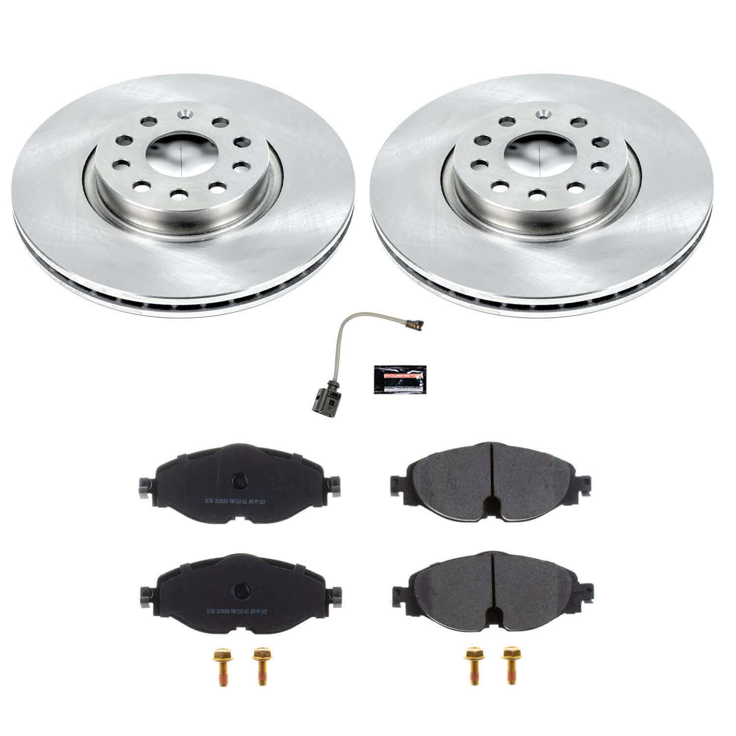 Power Stop KOE7082 Autospecialty 1-Click Daily Driver Front Brake Kit for 2015-2020 Audi A3 product image