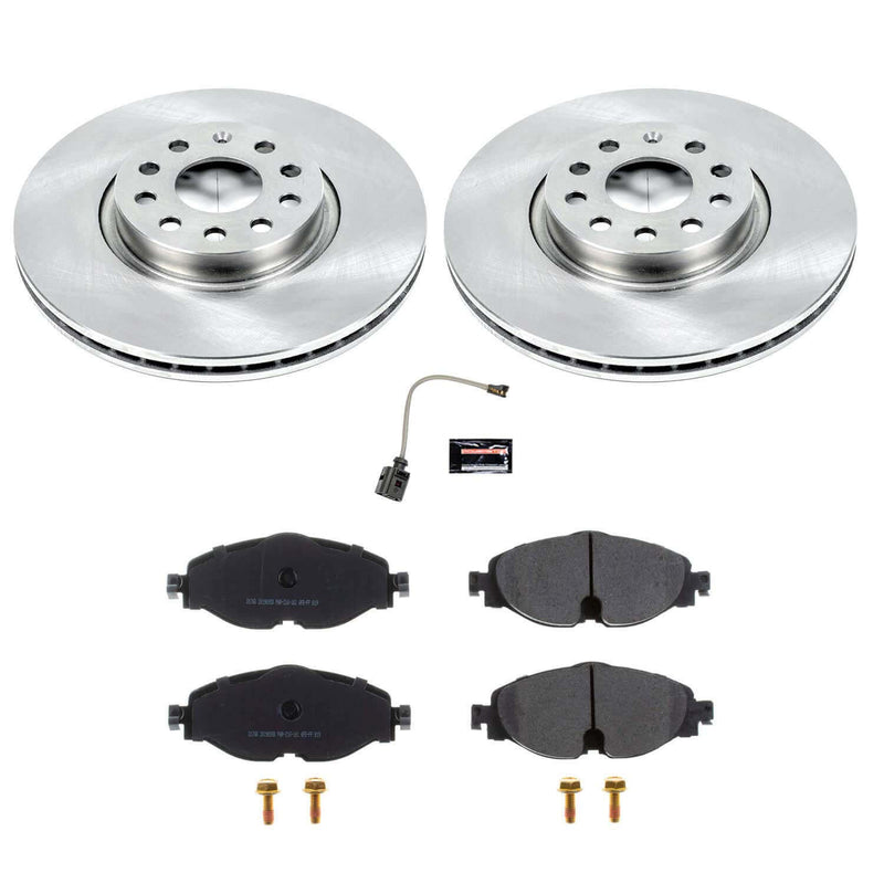 Power Stop KOE7082 Autospecialty 1-Click Daily Driver Front Brake Kit for 2015-2020 Audi A3 product image