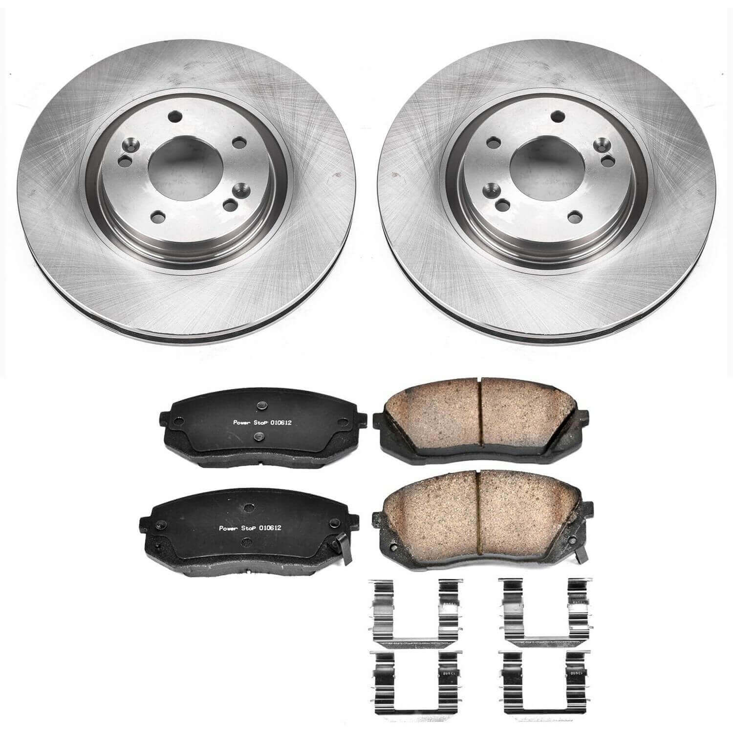 Power Stop KOE7083 Autospecialty 1-Click Daily Driver Front Brake Kit for 2014-2017 Hyundai Sonata product image