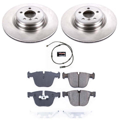 Power Stop KOE7087 Autospecialty 1-Click Daily Driver Plain Rotor Rear Brake Kit for 2010-2015 BMW 750I product image