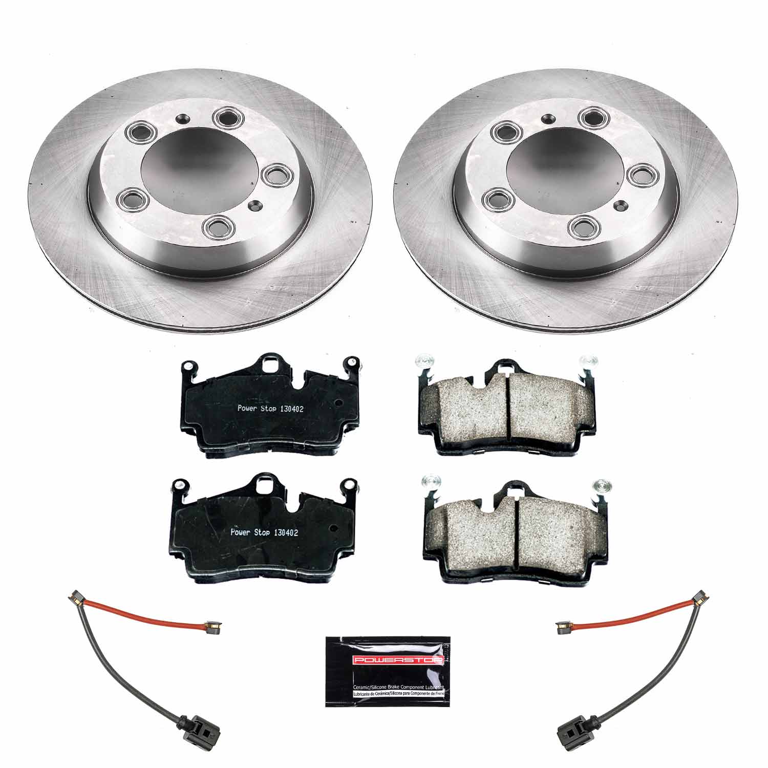 Power Stop KOE7088 Autospecialty 1-Click Daily Driver Rear Pad And Rotor Kit for 2017-2021 Porsche 718 Boxster product image