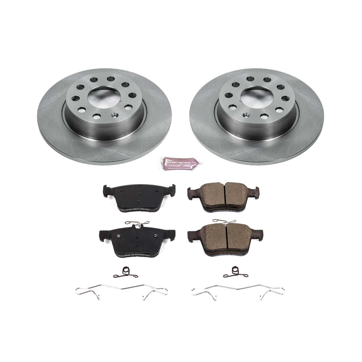 Power Stop KOE7093 Autospecialty - 1-Click Daily Driver Brake Kits (Rear) for 2015-2024 Audi A3 product image