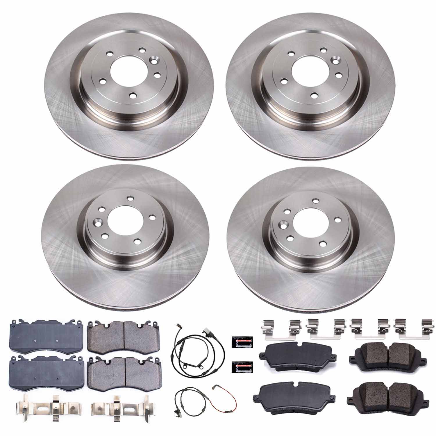 Power Stop KOE7101 Autospecialty 1-Click Daily Driver Front And Rear Brake Kit for 2013-2017 Land Rover Range Rover product image