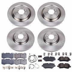 Power Stop KOE7101 Autospecialty 1-Click Daily Driver Front And Rear Brake Kit for 2013-2017 Land Rover Range Rover product image
